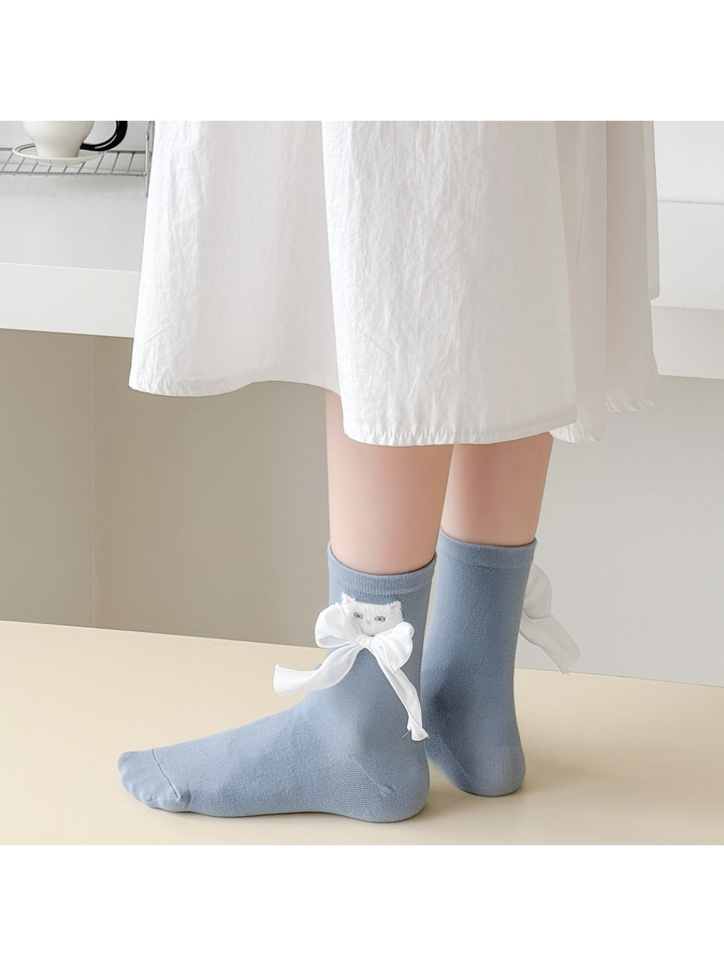 Rufia - Little Cat Bow Crew Socks product image 1