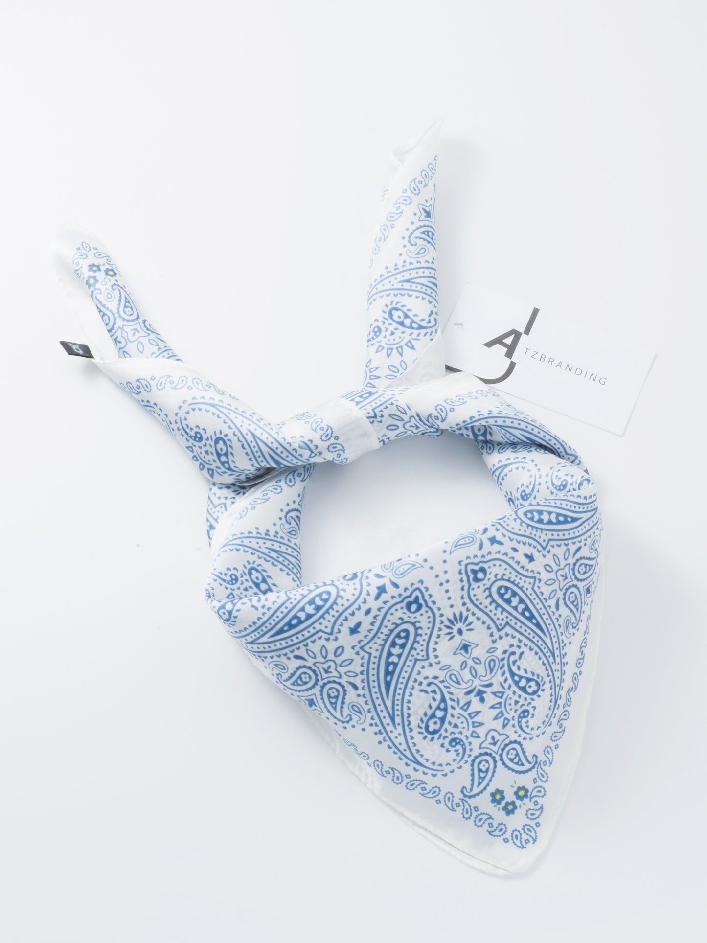 Scarvii - Paisley Print Square Scarf