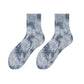 Rufia - Unisex Tie-Dye Mid-Calf Socks - Trendy & Comfort