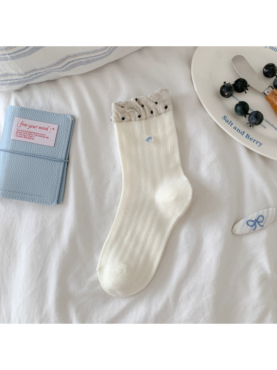 Rufia - Ruffle Cuff Cute Crew Socks product image 7