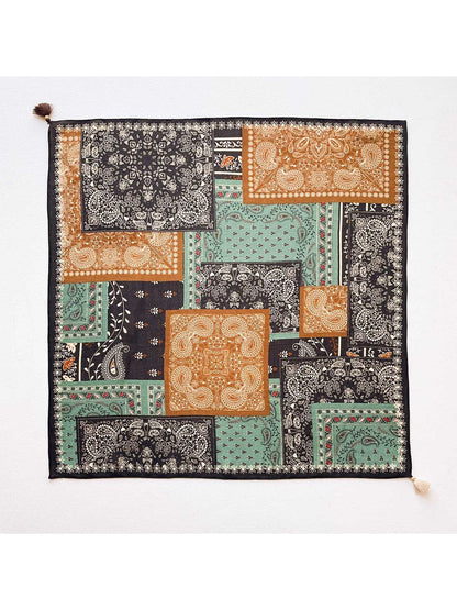 Scarvii - Vintage Inspired Paisley Square Scarf