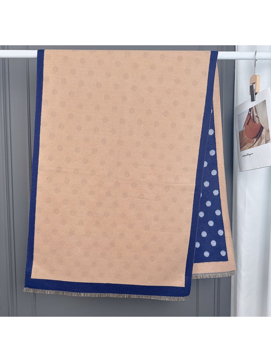 Scarvii - Soft Reversible Polka Dot Scarf