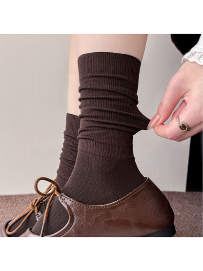 Rufia - Cozy Ribbed Crew Socks