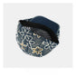 Back view of Haila floral sequin vintage newsboy cap showing overall design