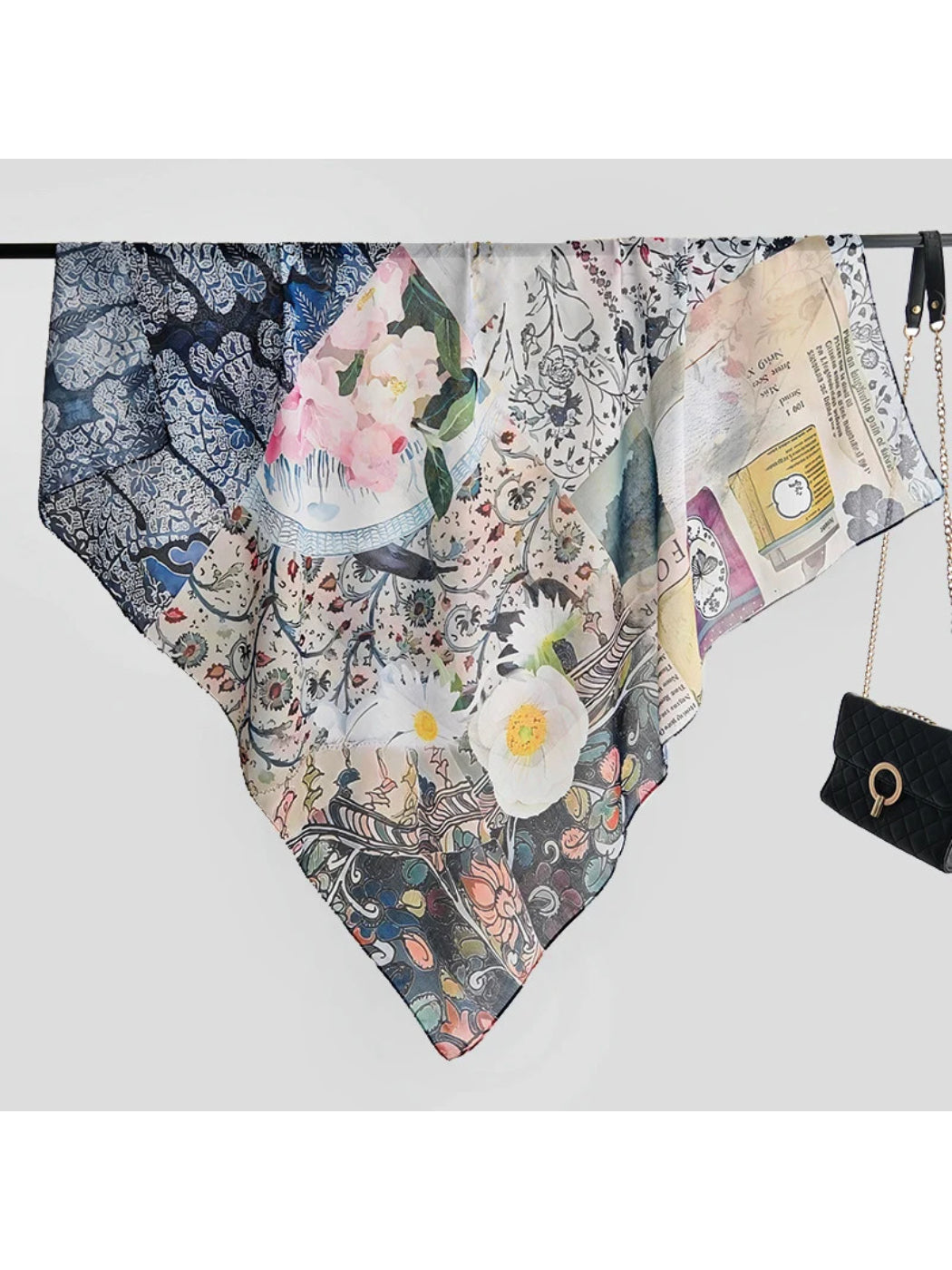 Scarvii - Semi-Sheer Square Scarf