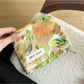 Cosbai - Elegant Watercolor Floral Cosmetic Bag