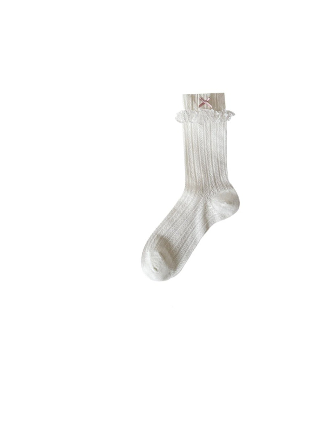 Rufia - Vintage Lace Bow Detail Crew Socks product image 5