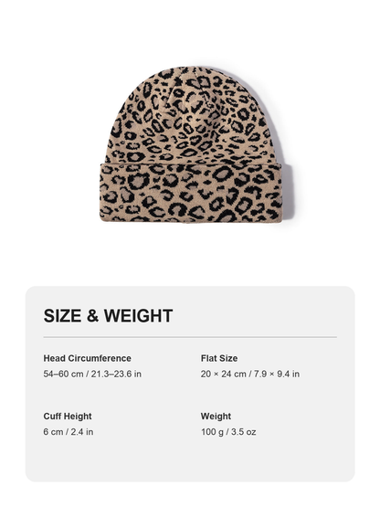 Multicolor product size and weight guide
