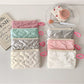 Cosbai - Quilted Heart Pattern Zip Pouch Bag