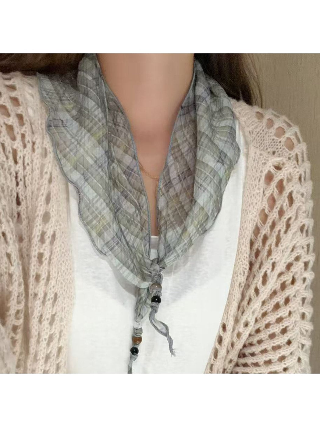 Scarvii - Elegant Lightweight Neck Accent Scarf