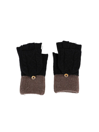 Gloving - Cable Knit Fold-Over Fingerless Gloves