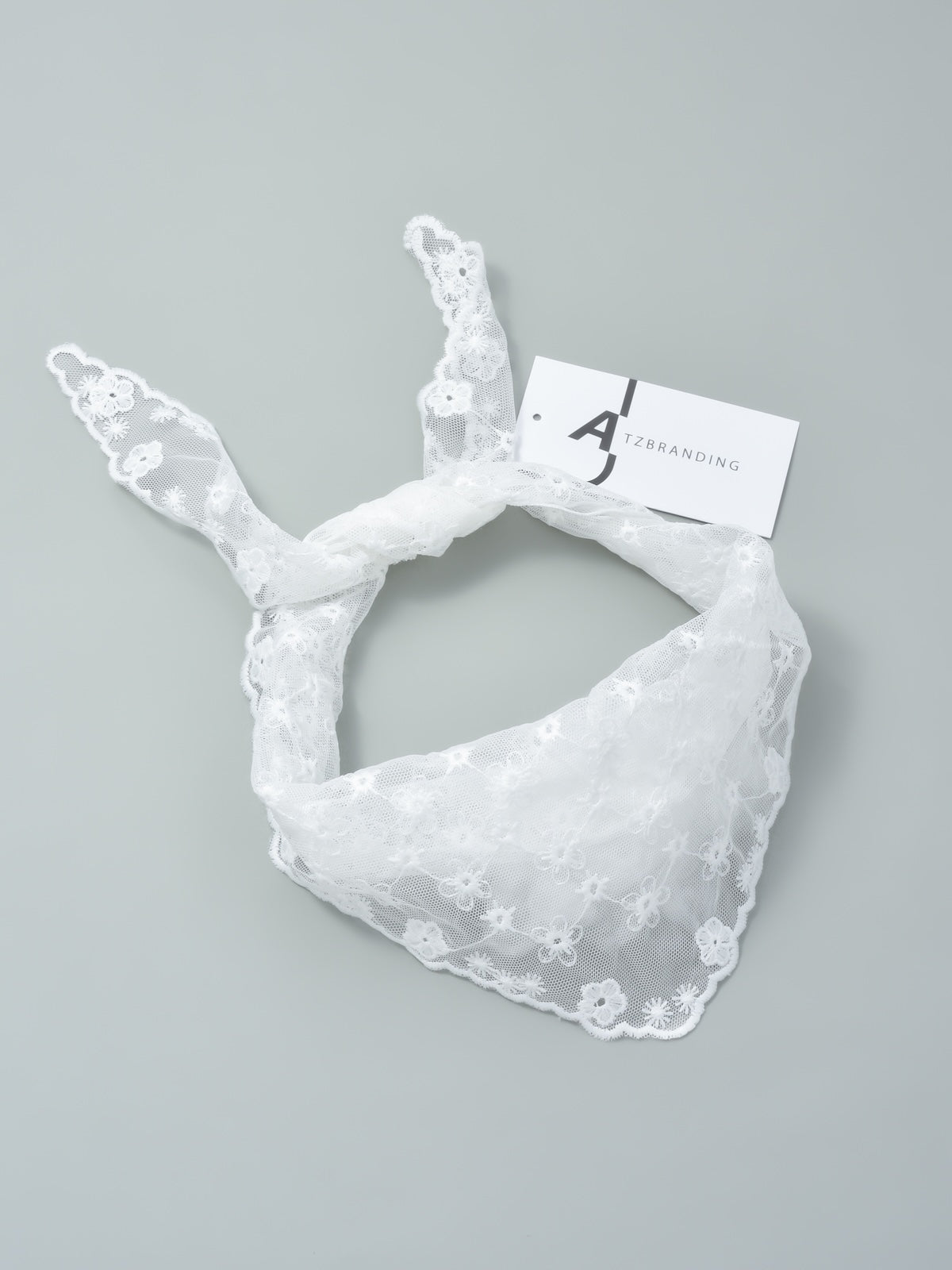 White Lace Vintage Floral Headband
