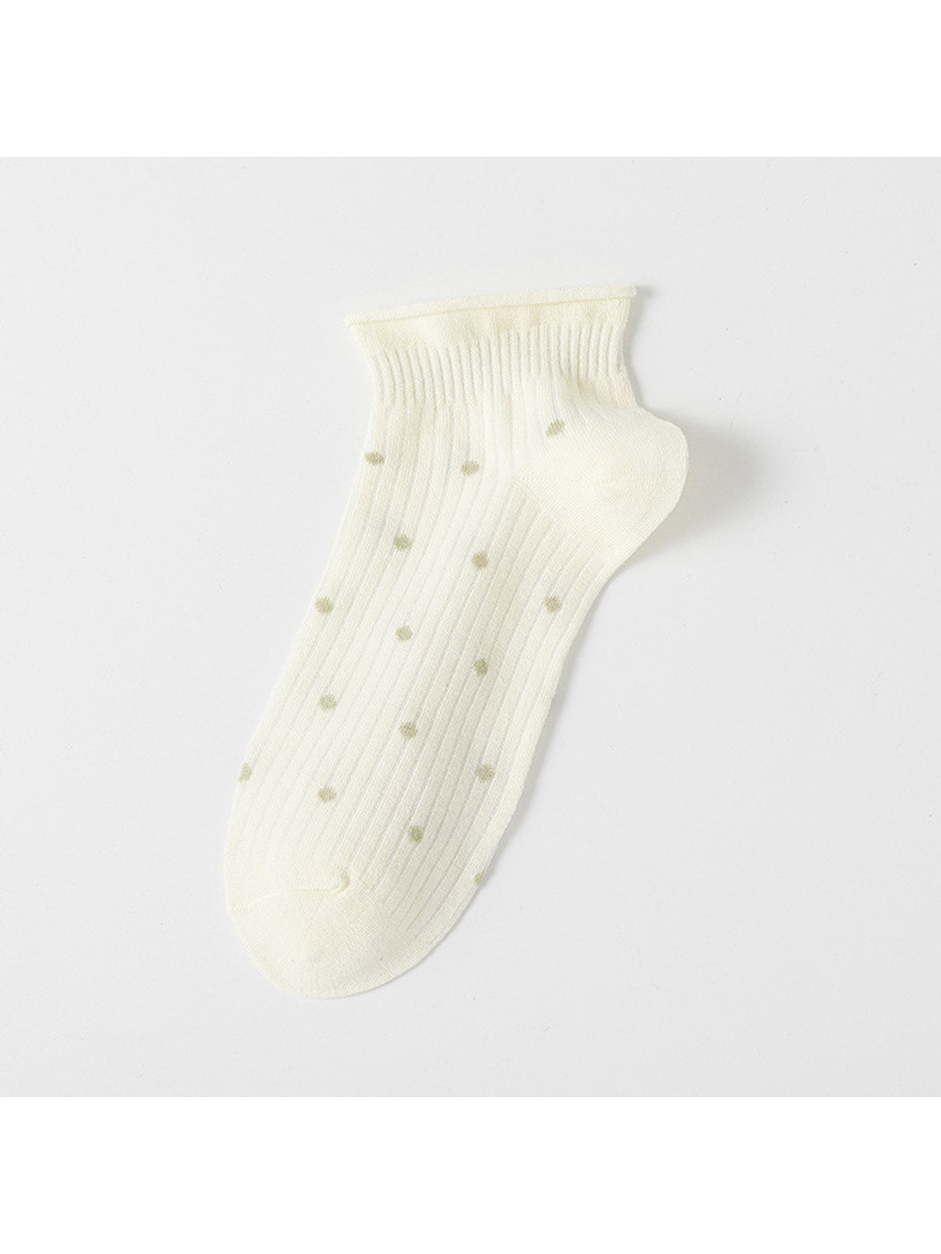 Rufia - Fresh Green Toned Print Ankle Socks