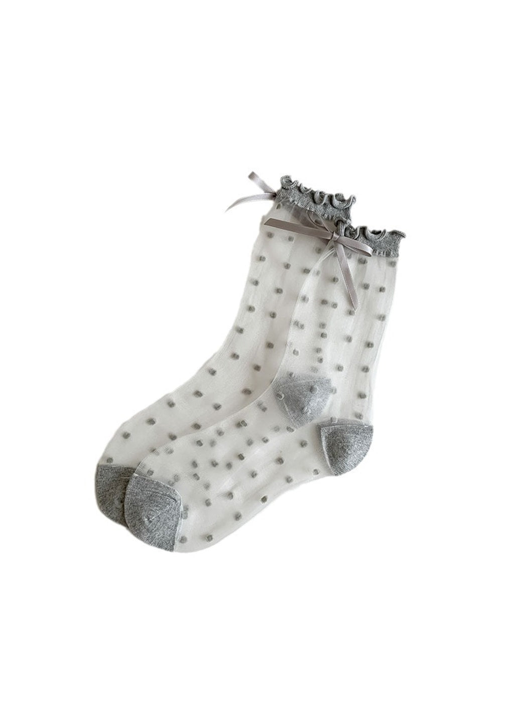 Rufia - Sweet Bow Detail Sheer Socks