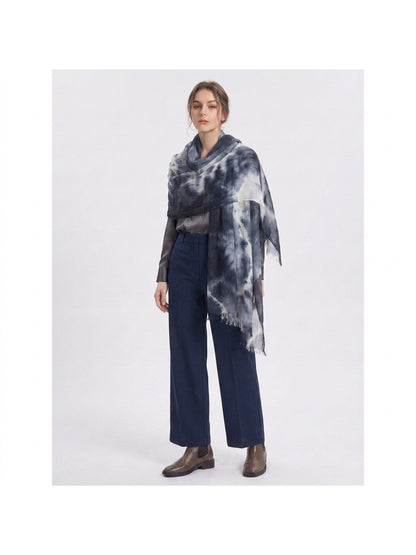 Scarvii - Abstract Tie-Dye Long Scarf