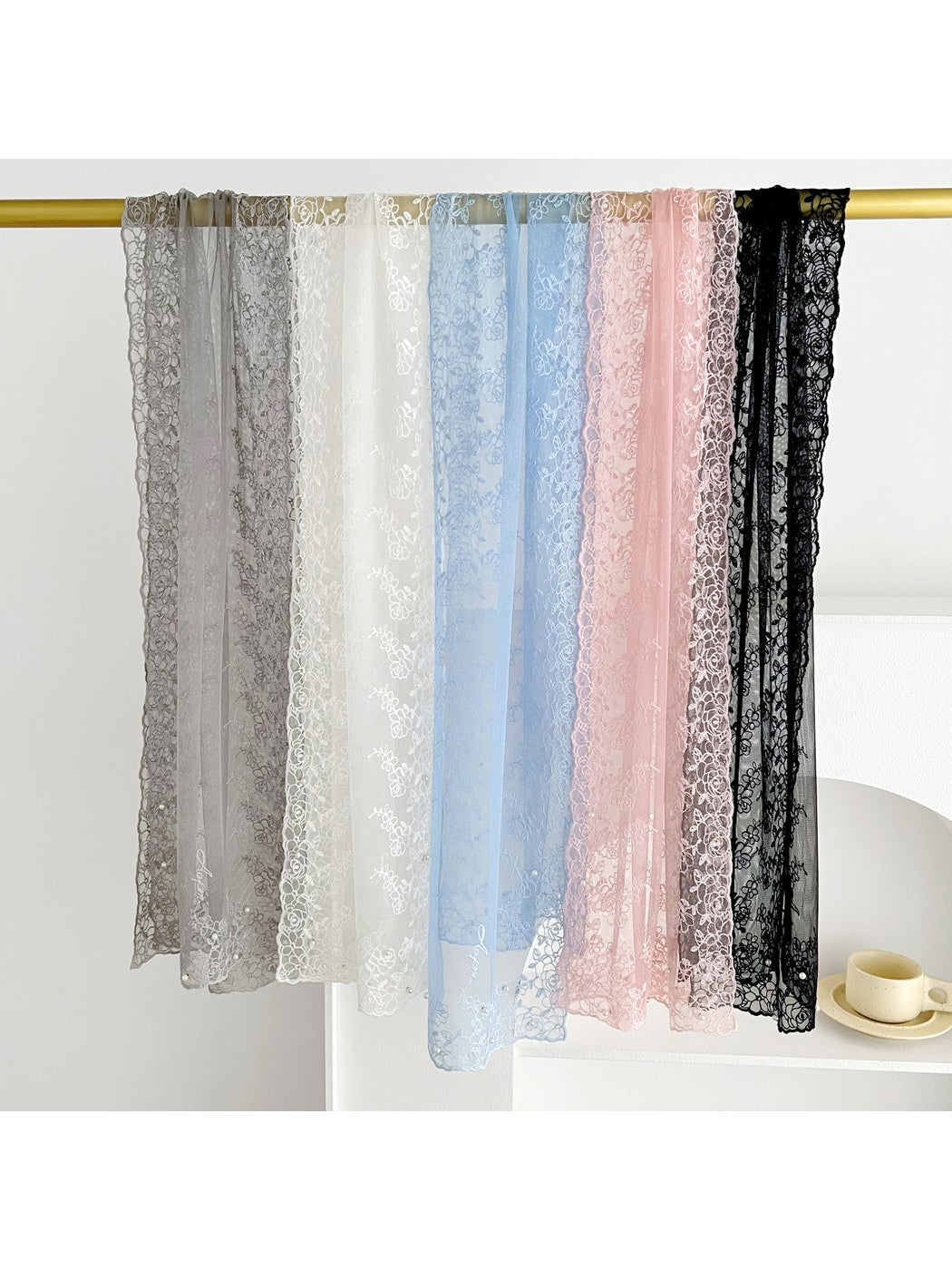 Scarvii - Sweet Style Lace Layering Long Scarf
