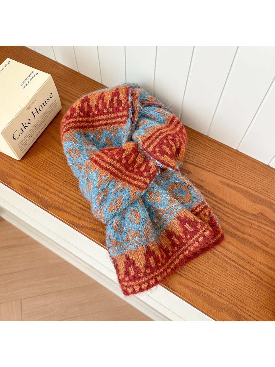 Scarvii – Vintage Fair Isle Knit Scarf