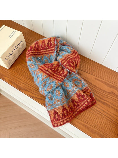 Scarvii – Vintage Fair Isle Knit Scarf