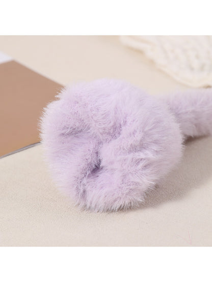 Gloving - Solid Color Plush Fuzzy Touchscreen Gloves