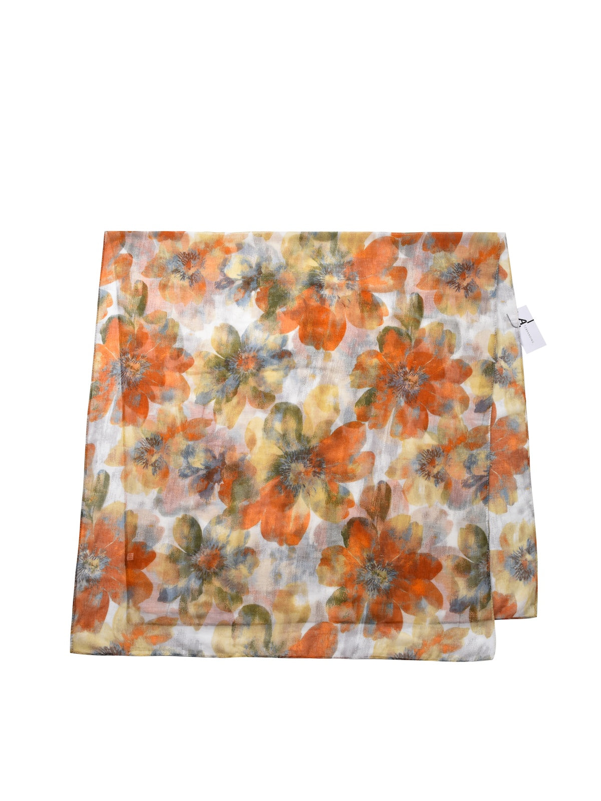 Scarvii - Soft Floral Print Spring Summer Scarf