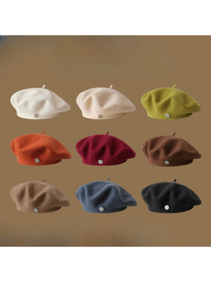 Haila - Soft Classic Color Beret hat