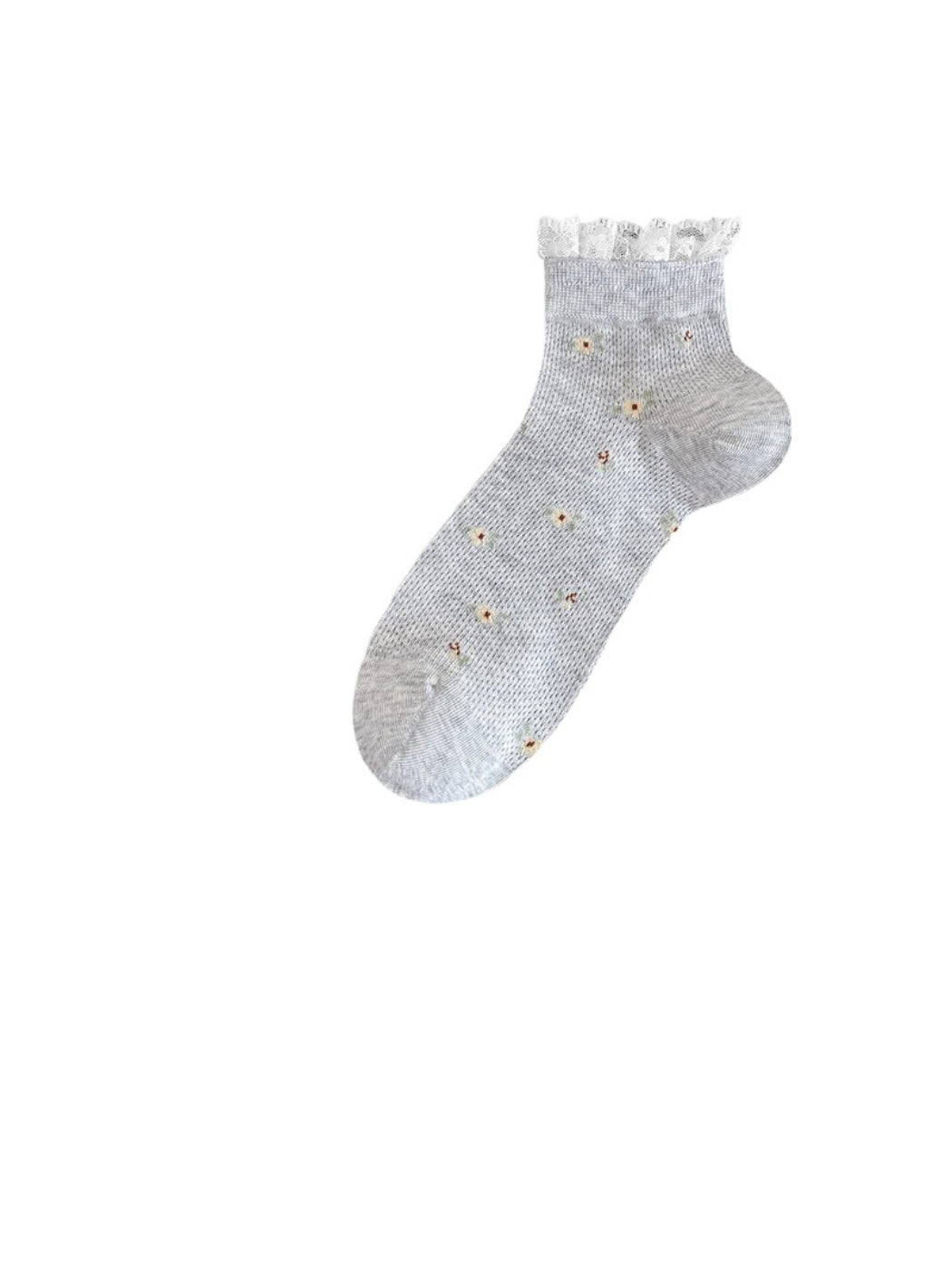 Rufia - Lace Top Ditsy Floral Ankle Socks product image 4