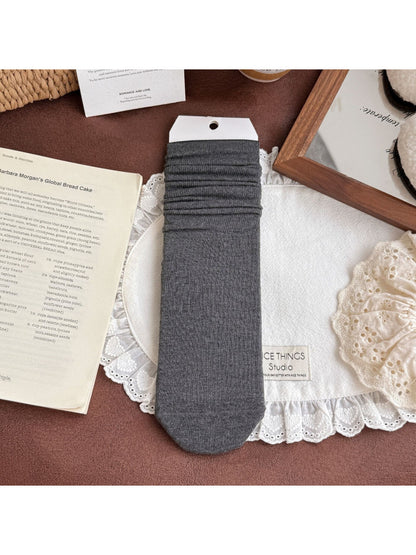Rufia - Cozy Ribbed Crew Socks