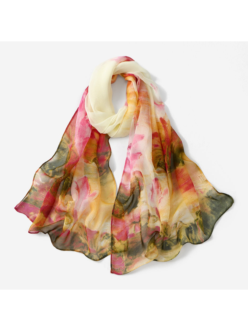 Scarvii - Spring Summer Watercolor Floral Scarf