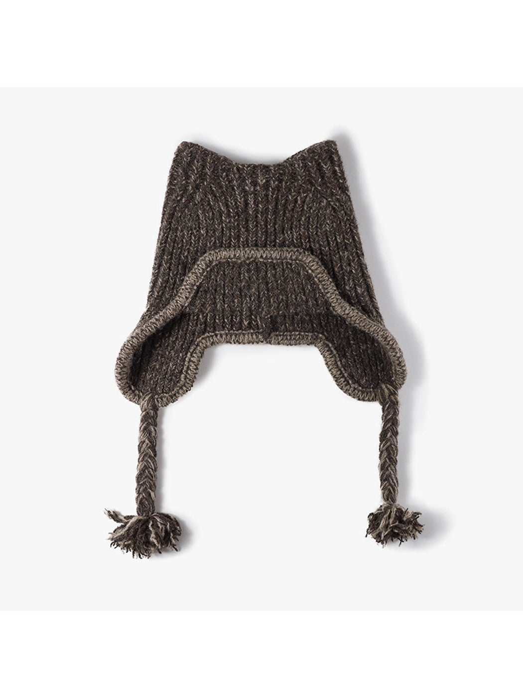 Haila - Foldable Ear Cover Knit Beanie