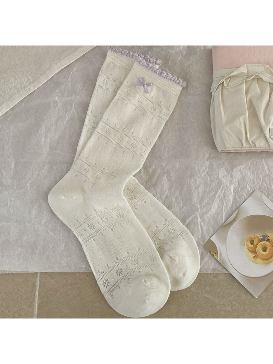 Rufia - Classic Bow Knit Crew Socks product image 5