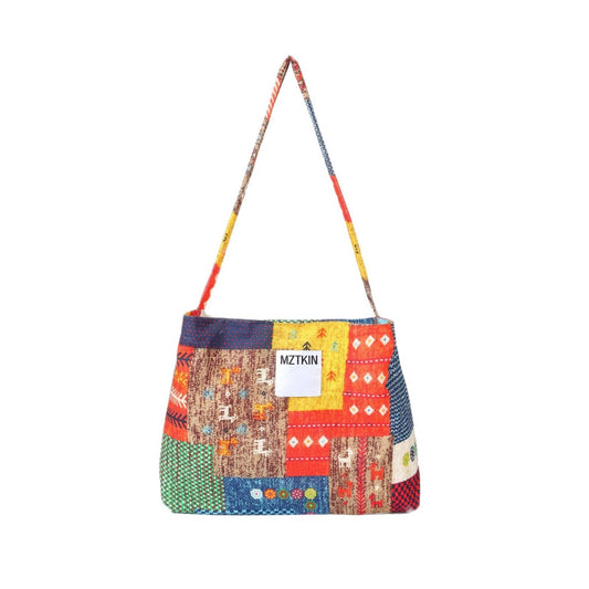 Cosbai - Patchwork Crossbody Bag - Large & Unique