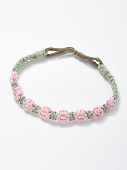 Scarvii - Headband & Hair Accessory with Daisy Flower
