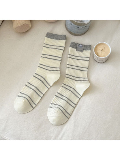 Rufia - Preppy Stripe Bow Crew Socks product image 5