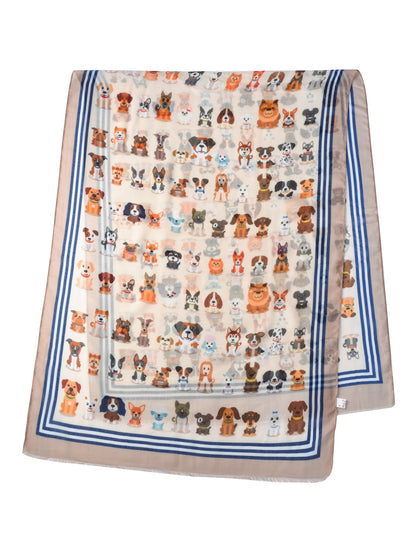 Scarvii - Dog Print Scarf