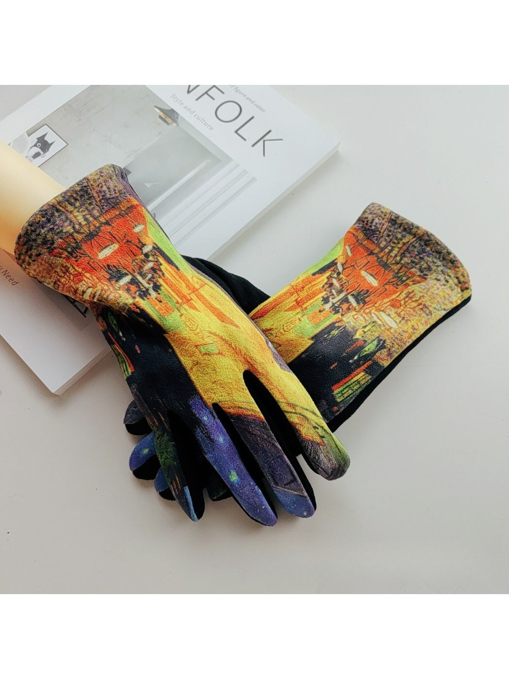 Gloving - Art Print Winter Touchscreen Gloves
