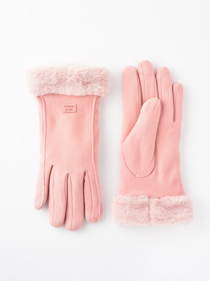 Gloving gloves with fleece lining alternate product view