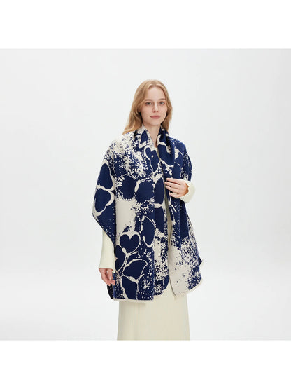 Scarvii - Abstract Butterfly Reversible Scarf