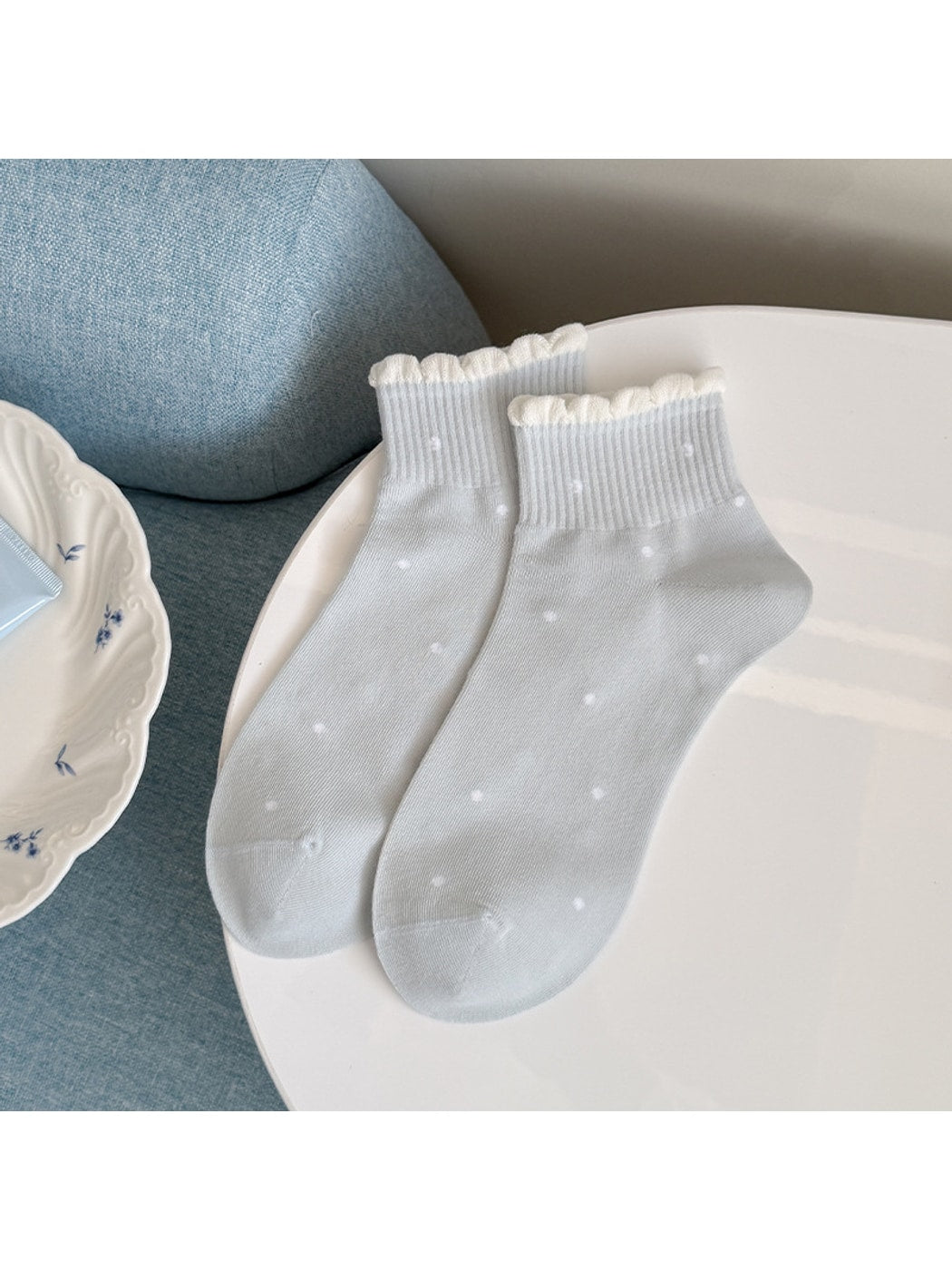 Rufia - Sweet Bow and Dot Women's Ankle Socks