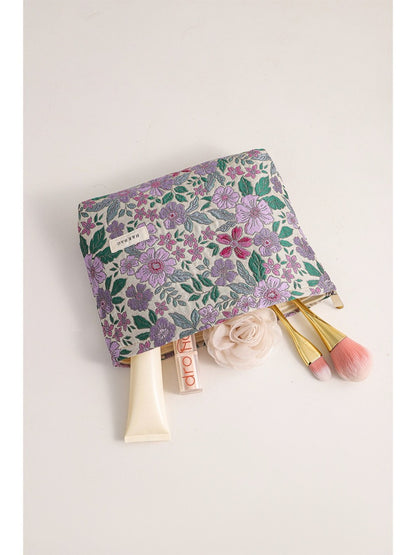 Cosbai - Vintage Botanical Floral Cosmetic Bag