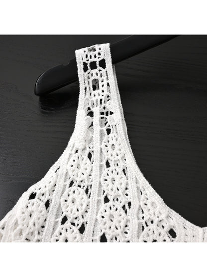 Crosa - Cute Loose V-Neck Sleeveless Knit Vest