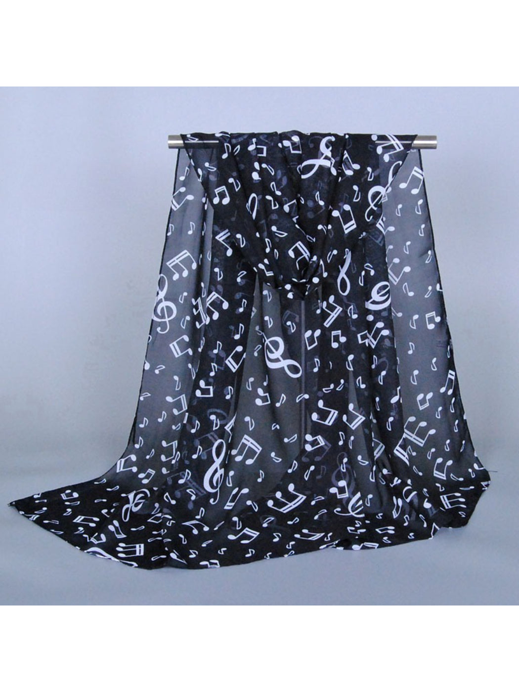 Scarvii - Spring Summer Music Note Print Scarf