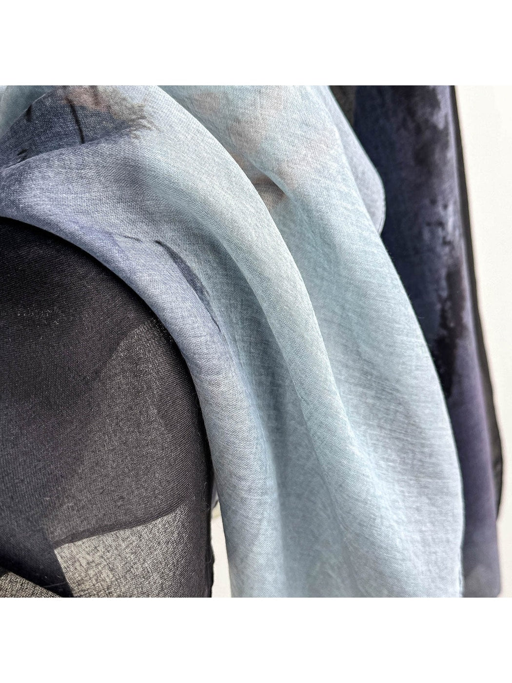Scarvii - Fashion Ink Print Summer Wrap Scarf