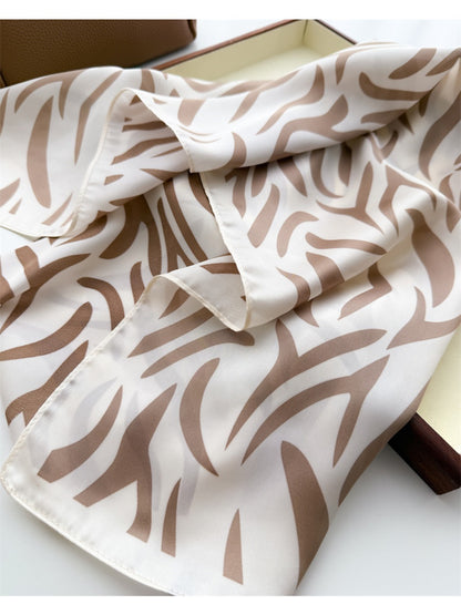 Scarvii - Zebra Print Square Scarf