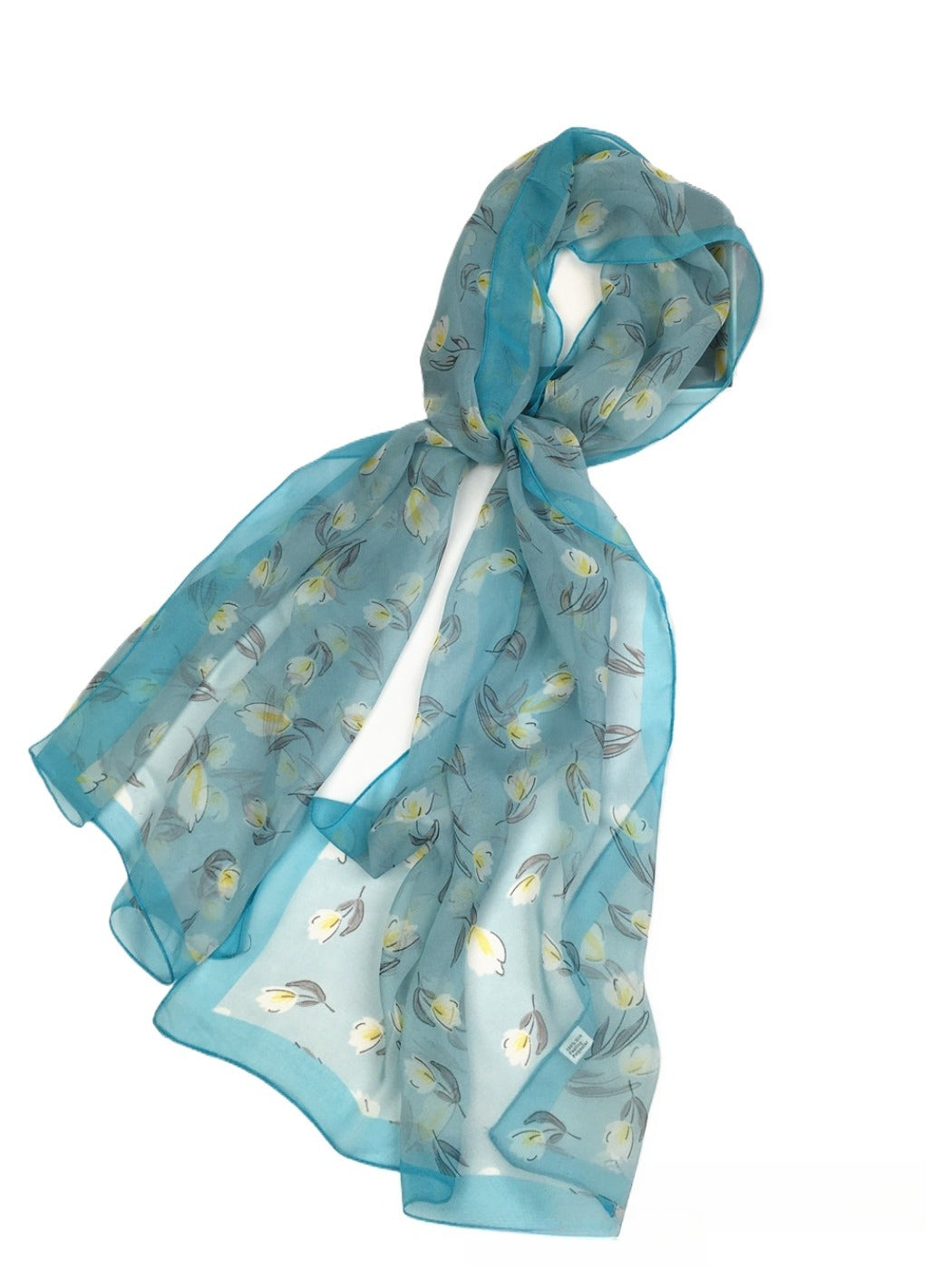 Scarvii - Flower Print Scarf & Shawl