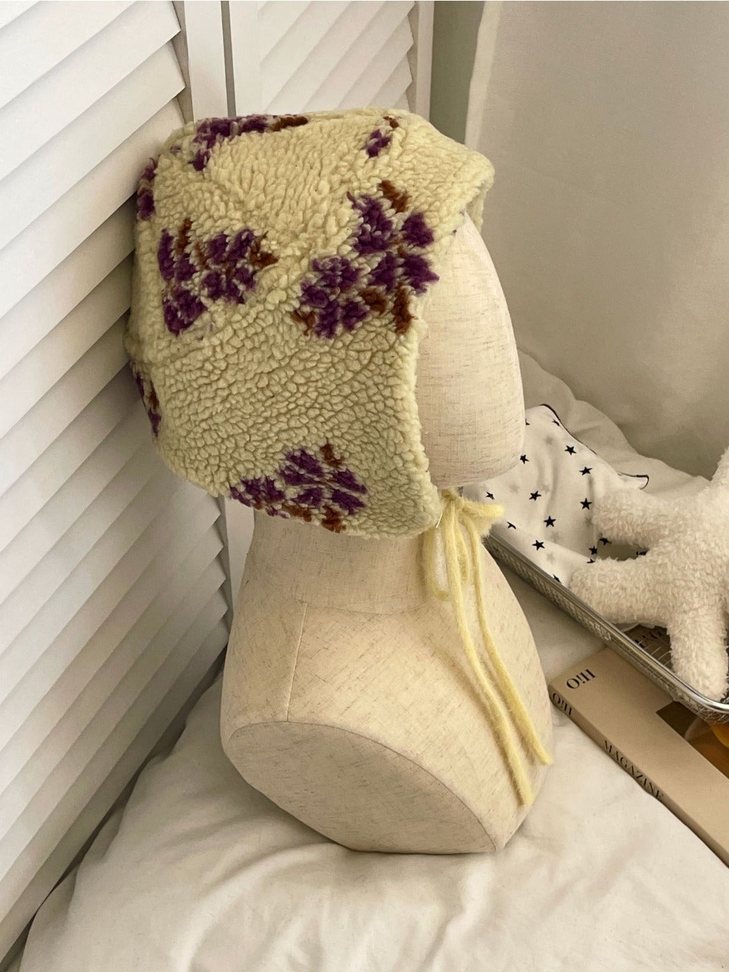 Haila - Floral Earflap Hat