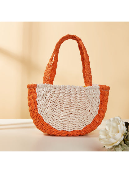 Cosbai - Fruit Slice Straw Tote Bag - image 6