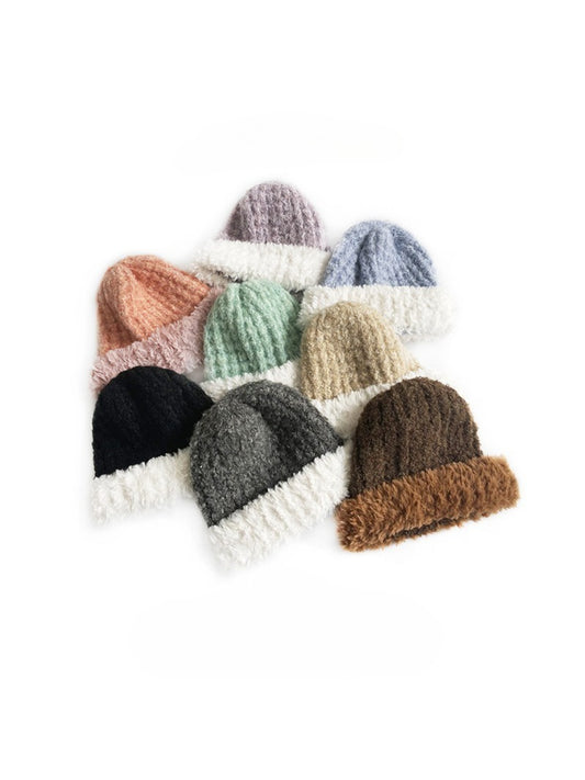 Haila - Soft Plush Cuffed Knit Beanie