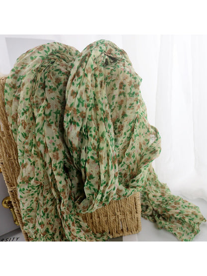 Scarvii - Ditsy Floral Crinkle Scarf