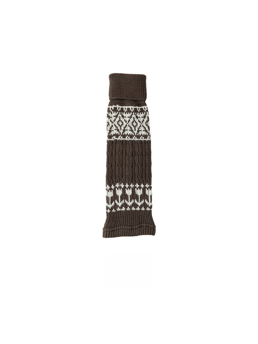 Cozyra - Vintage Geometric Knit Leg Warmers