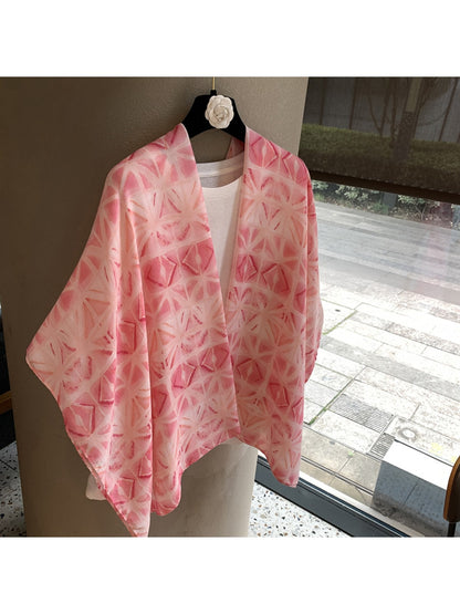 Scarvii - Geometric Print Shawl Scarf